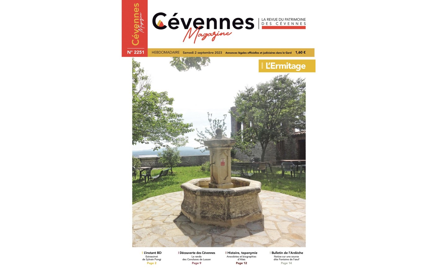 UN HAUT LIEU du patrimoine Alésien  NOTRE DAME DES MINES - L’ERMITAGE D’ALÈS