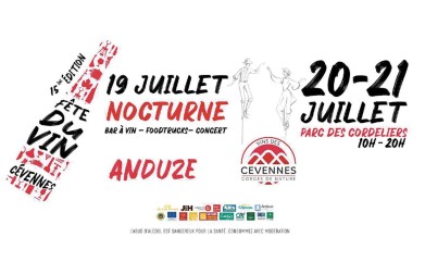 FÊTE DU VIN IGP ANDUZE les 19, 20 & 21 juillet 
