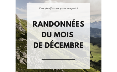 RANDONNÉES EN CÉVENNES - DÉCEMBRE 2024