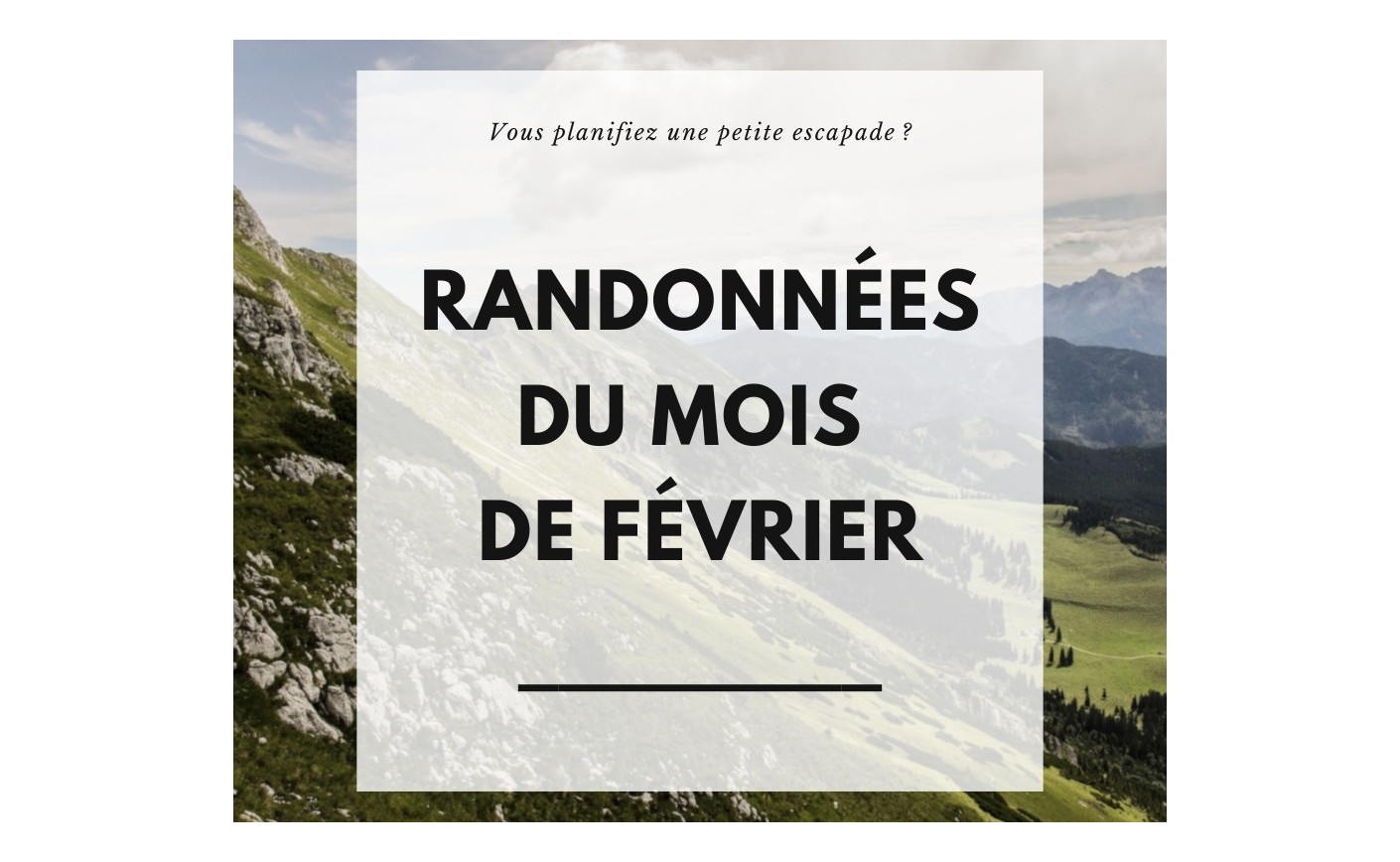 RANDONNÉES EN CÉVENNES - FEVRIER 2025