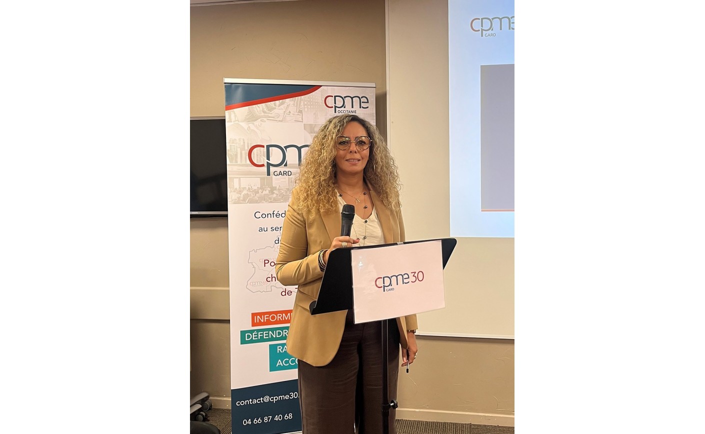 Sabrina JEAN réélue à l’unanimité à la présidence de la CPME GARD !