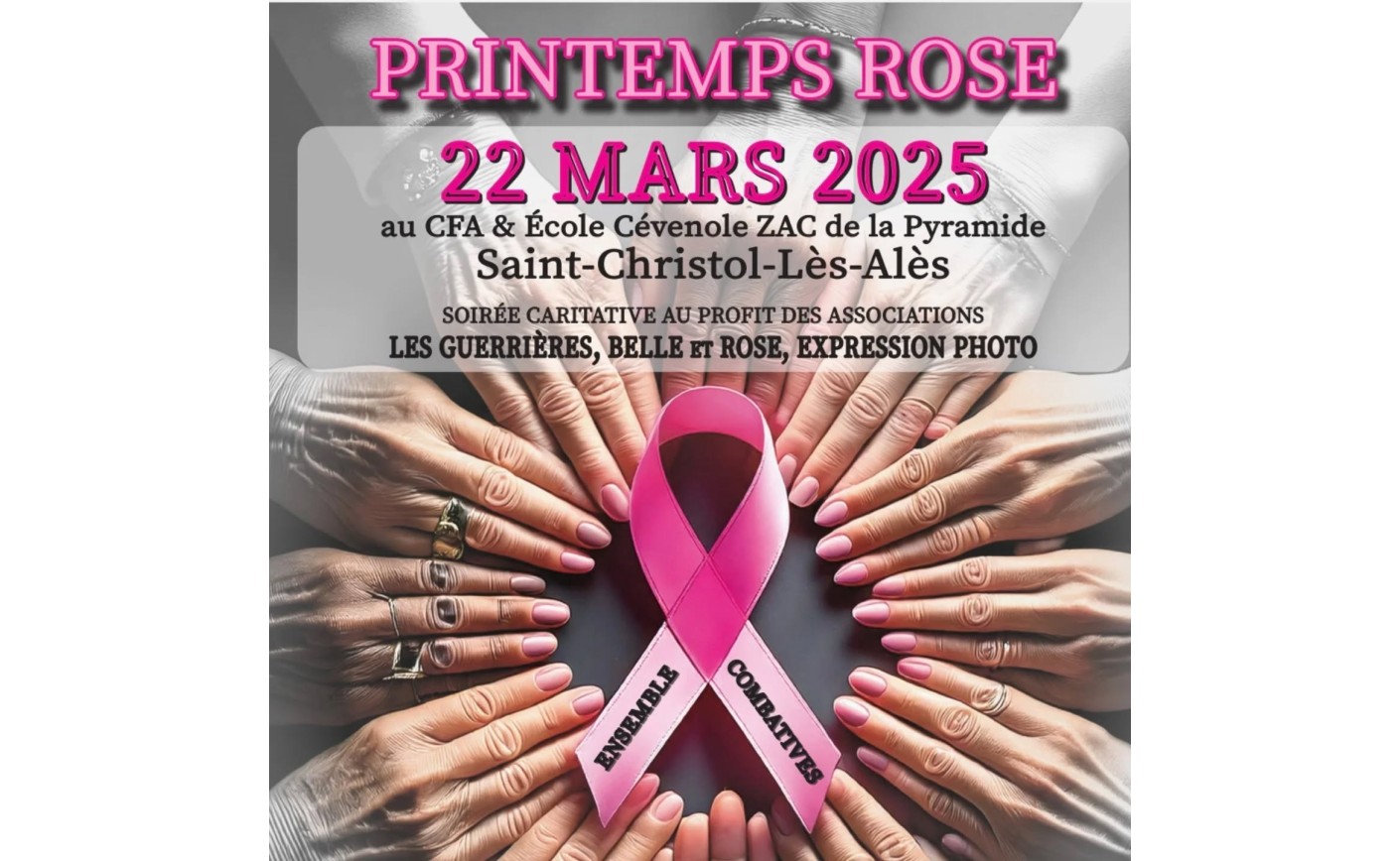 PRINTEMPS ROSE - 22 MARS à Saint-Christol-les-Ales