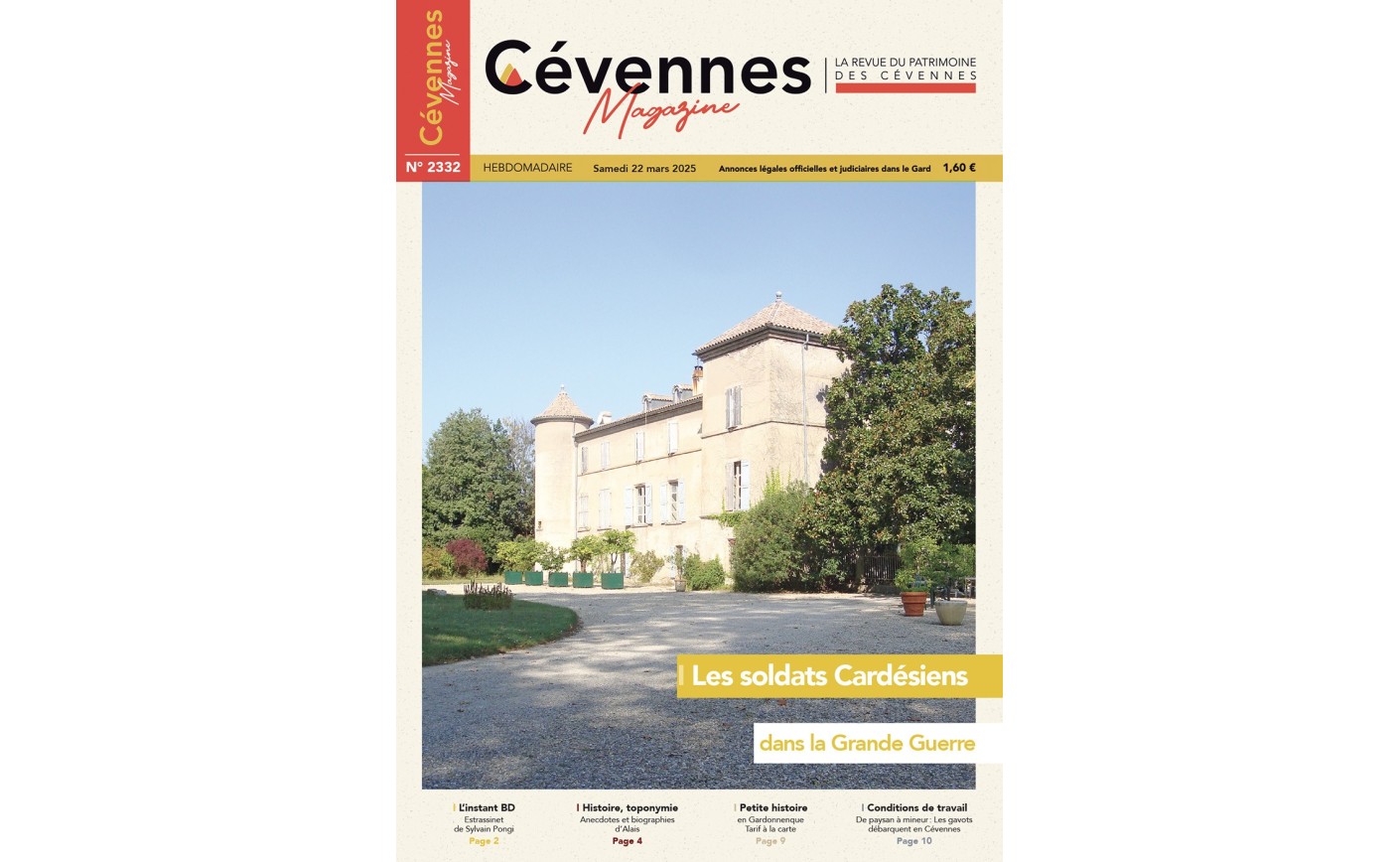 SOMMAIRE N° 2332 du samedi 22 mars 2025