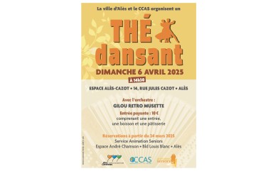 Thé dansant organisé par la Ville d'Alès et le CCAS 