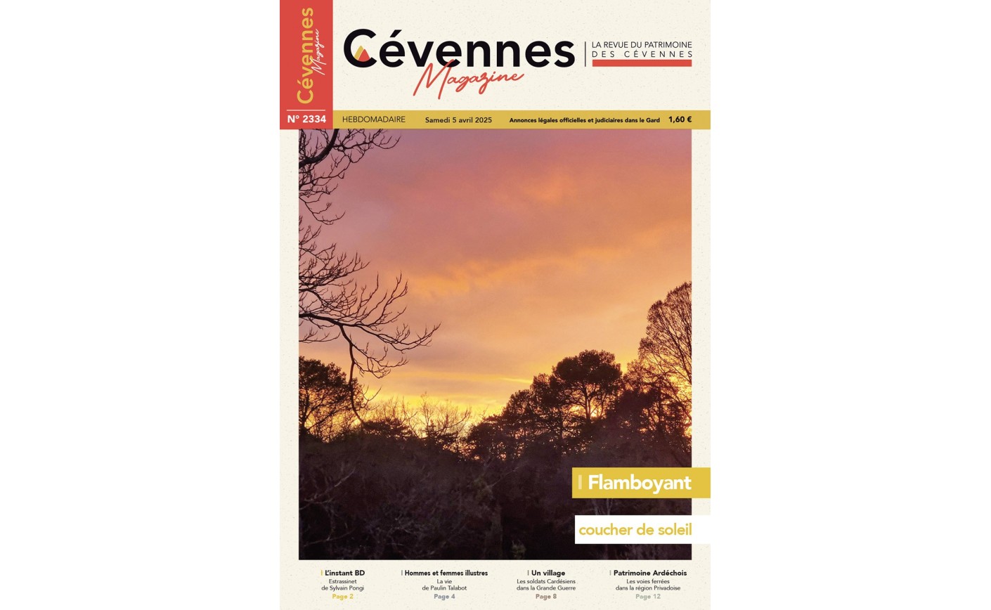 SOMMAIRE N° 2334 du samedi 5 avril 2025