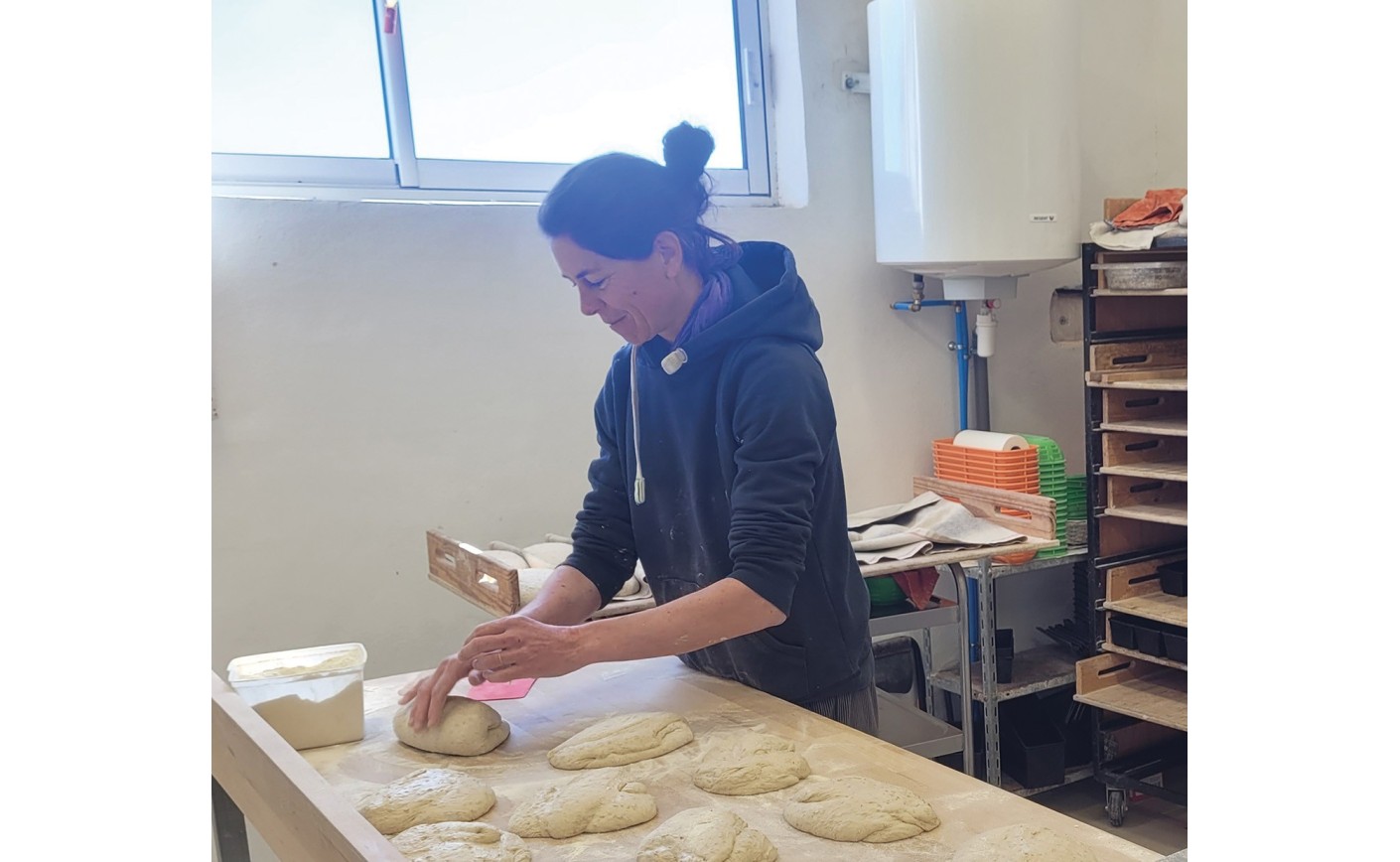 Flavie Millet, paysanne, meunière, boulangère