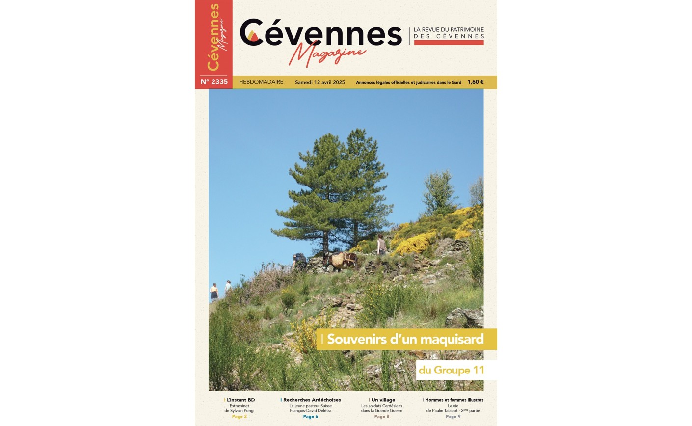 SOMMAIRE N° 2335 du samedi 12 avril 2025