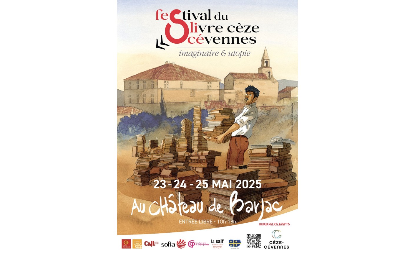 Le Festival du livre de Cèze Cévennes revient à Barjac du 23 au 25 mai