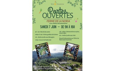 ﻿Journées portes ouvertes à la ferme de la Noria - ROBIAC-ROCHESSADOULE