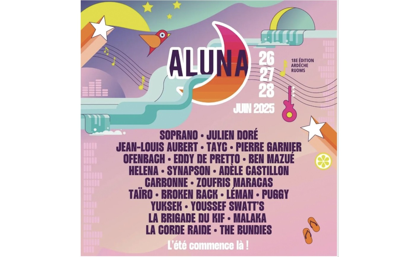 18 ème édition d'Aluna Festival - RUOMS