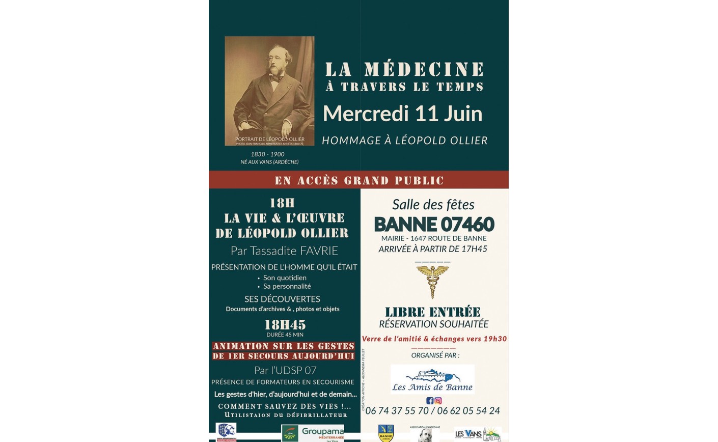 Médecine d’hier et gestes qui sauvent aujourd’hui - BANNE