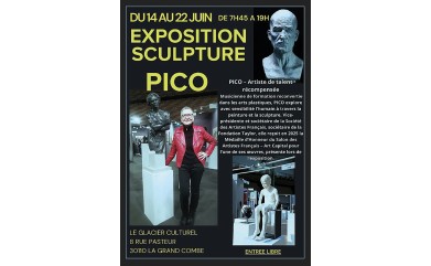 EXPOSITION SCULPTURE - PICO - LA GRAND COMBE 