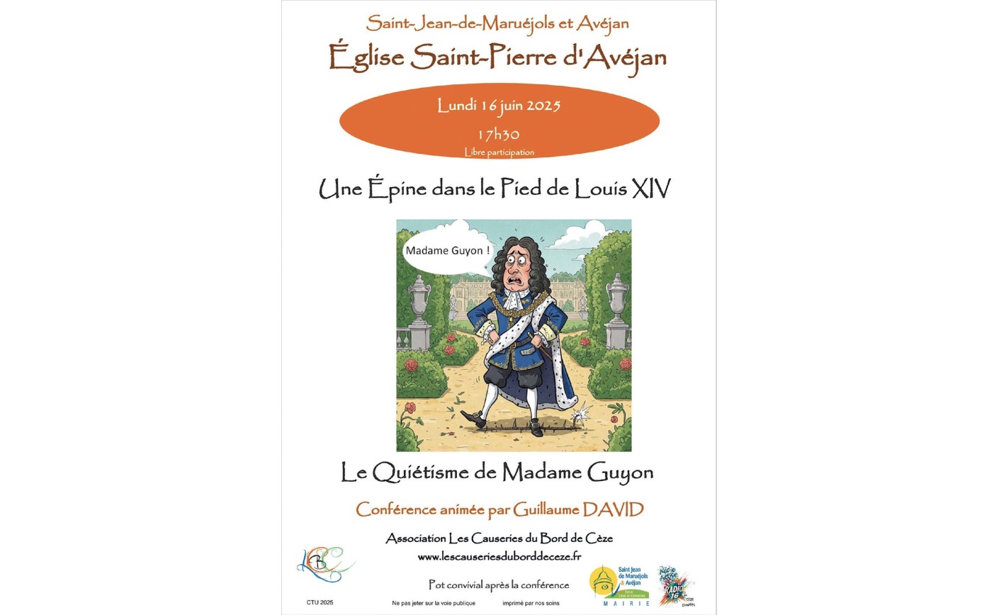 CONFÉRENCE - SAINT JEAN DE MARUEJOLS ET AVEJAN