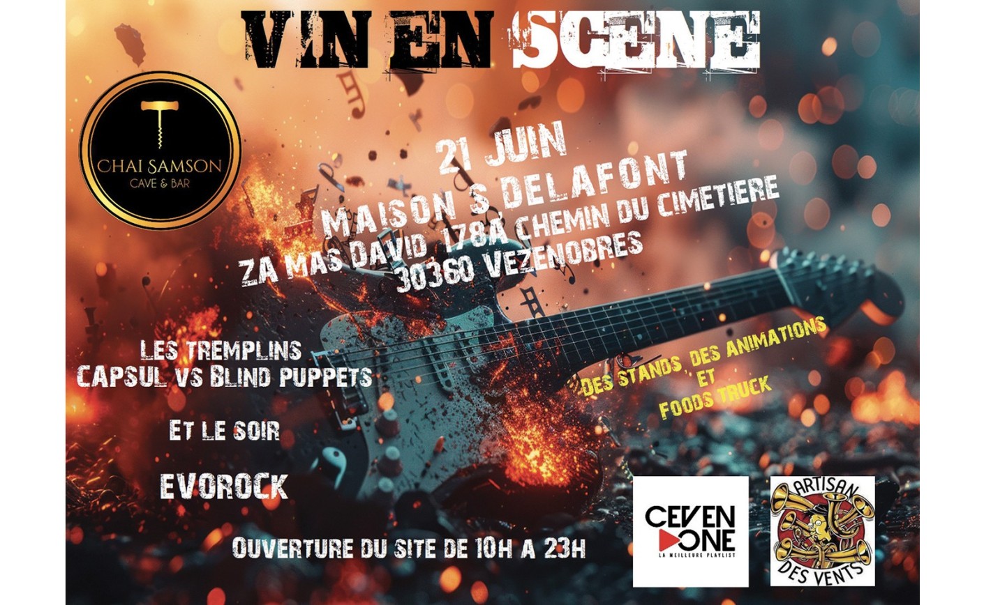 VIN EN SCÈNE - Quand la musique rencontre le vin ! -VÉZÉNOBRES