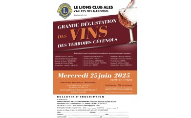 DÉGUSTATION DES VINS DES TERROIRS CEVENOLS - Alès